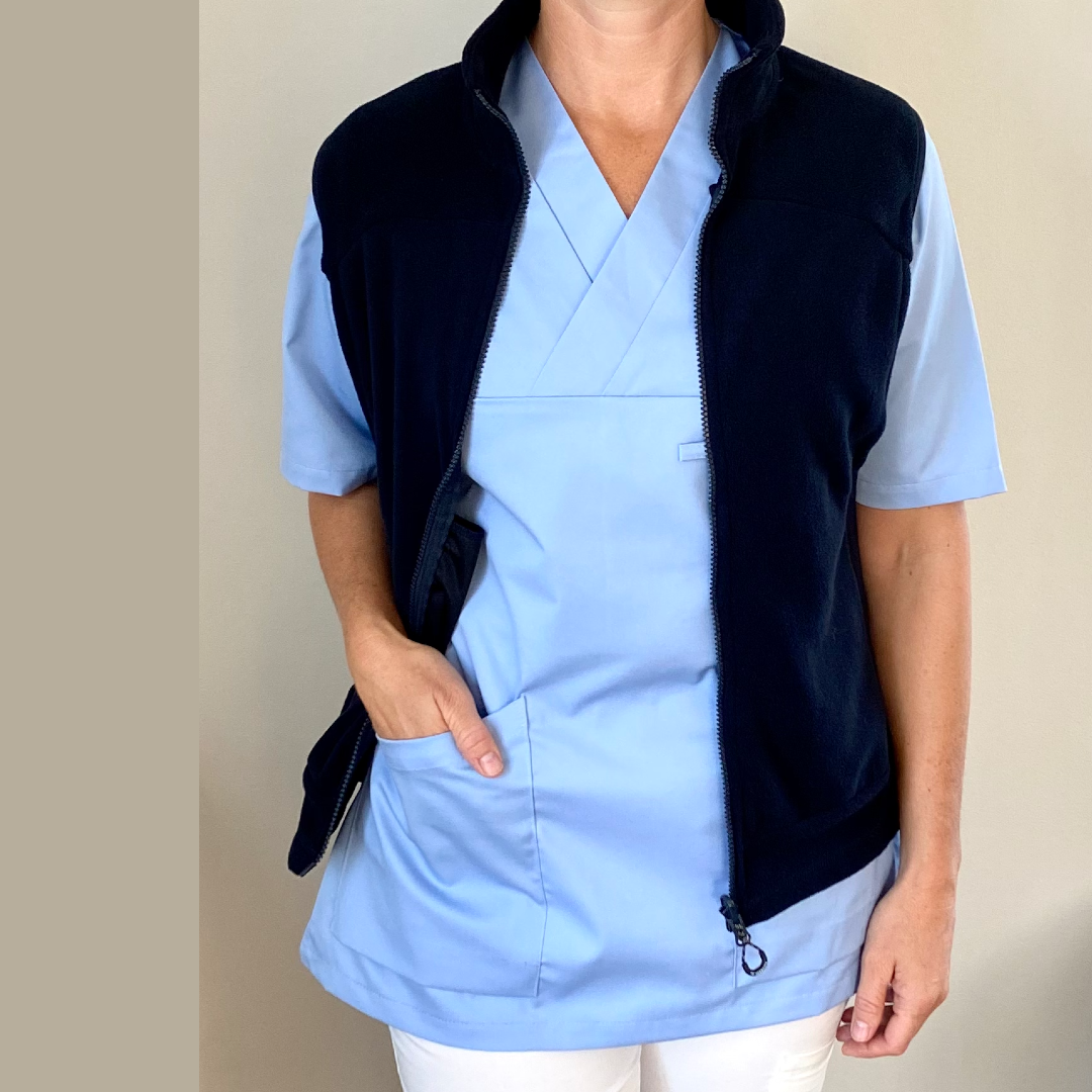 Fleeceväst för vård och omsorg