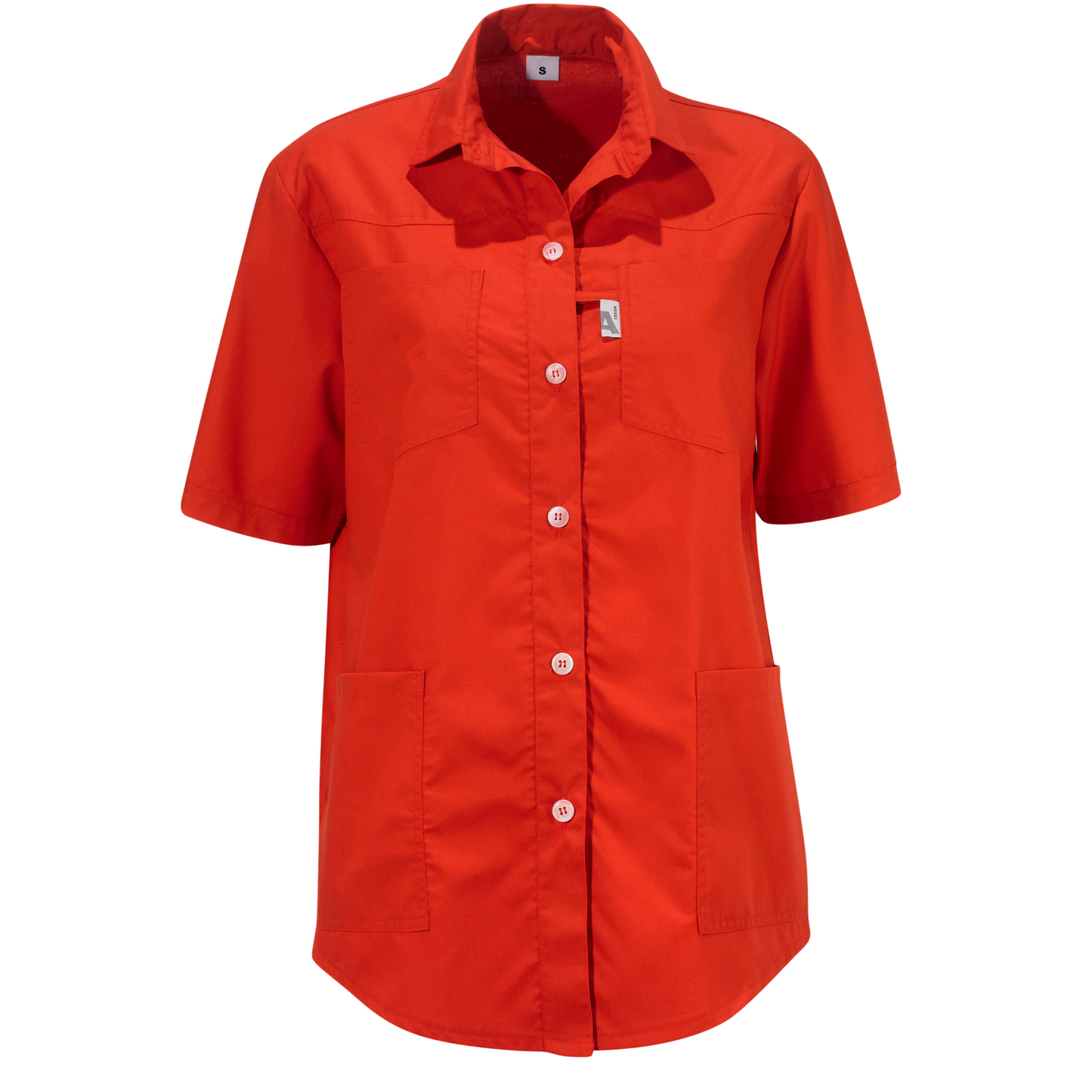 MW Basic Vårdskjorta i rött från MedicWear