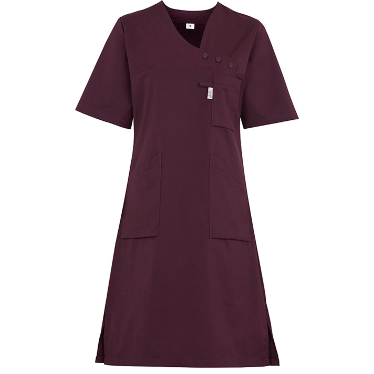 Vårdklänning plommon