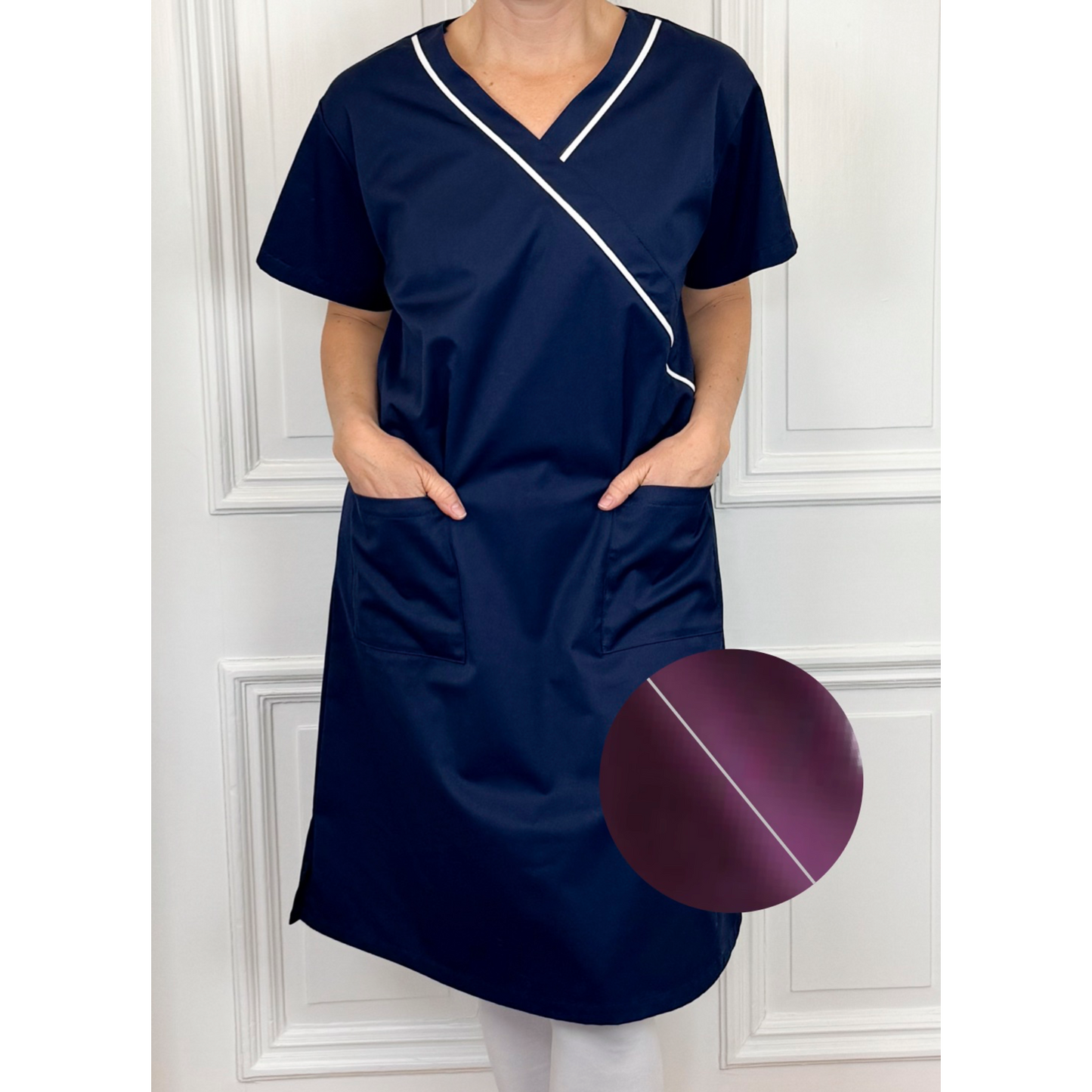 MEDICWEAR Klänning med passpoal