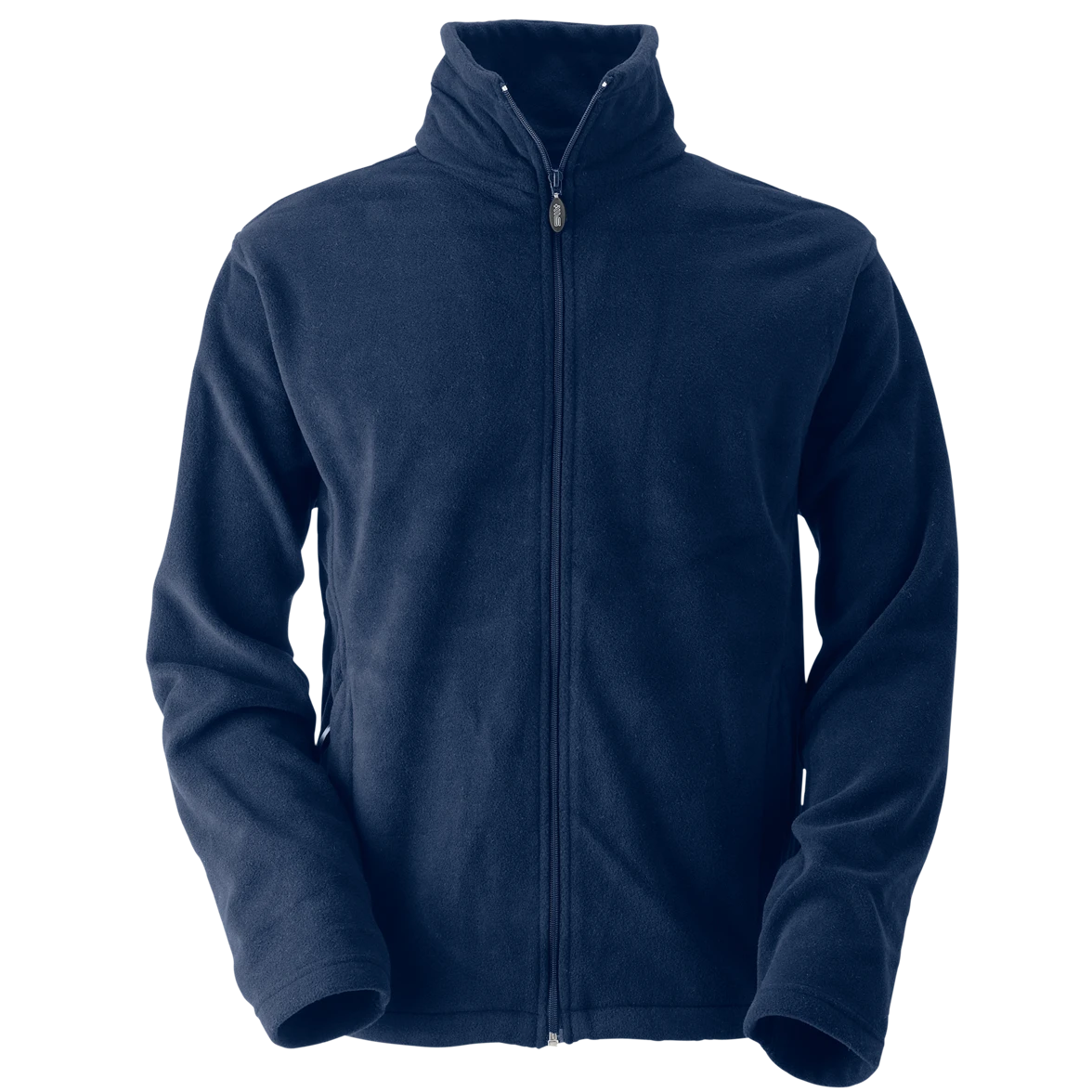 Marinblå fleecejacka för vårdpersonal