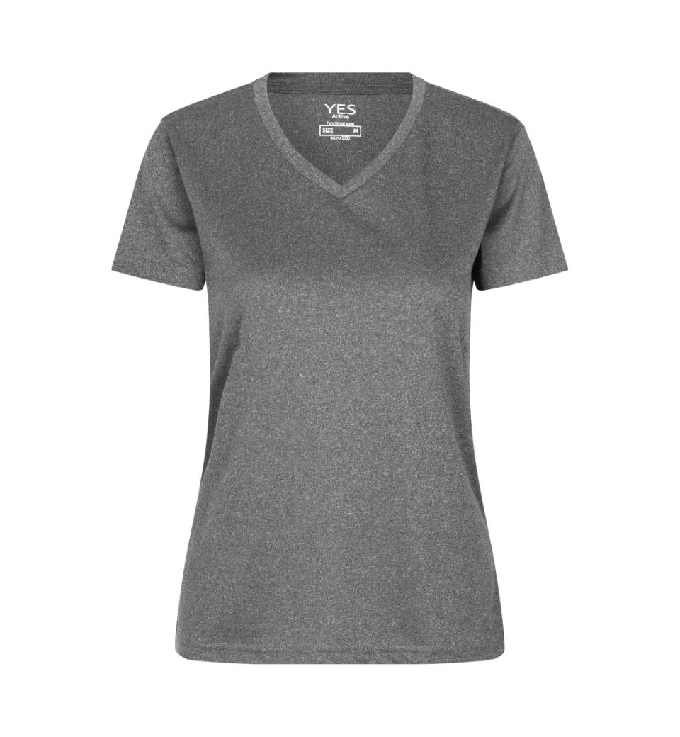 Active T-shirt V-hals, Dam