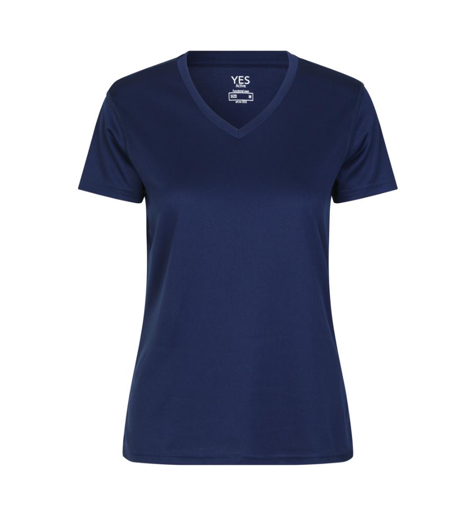 Active T-shirt V-hals, Dam
