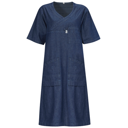 Denimklänning för vården
