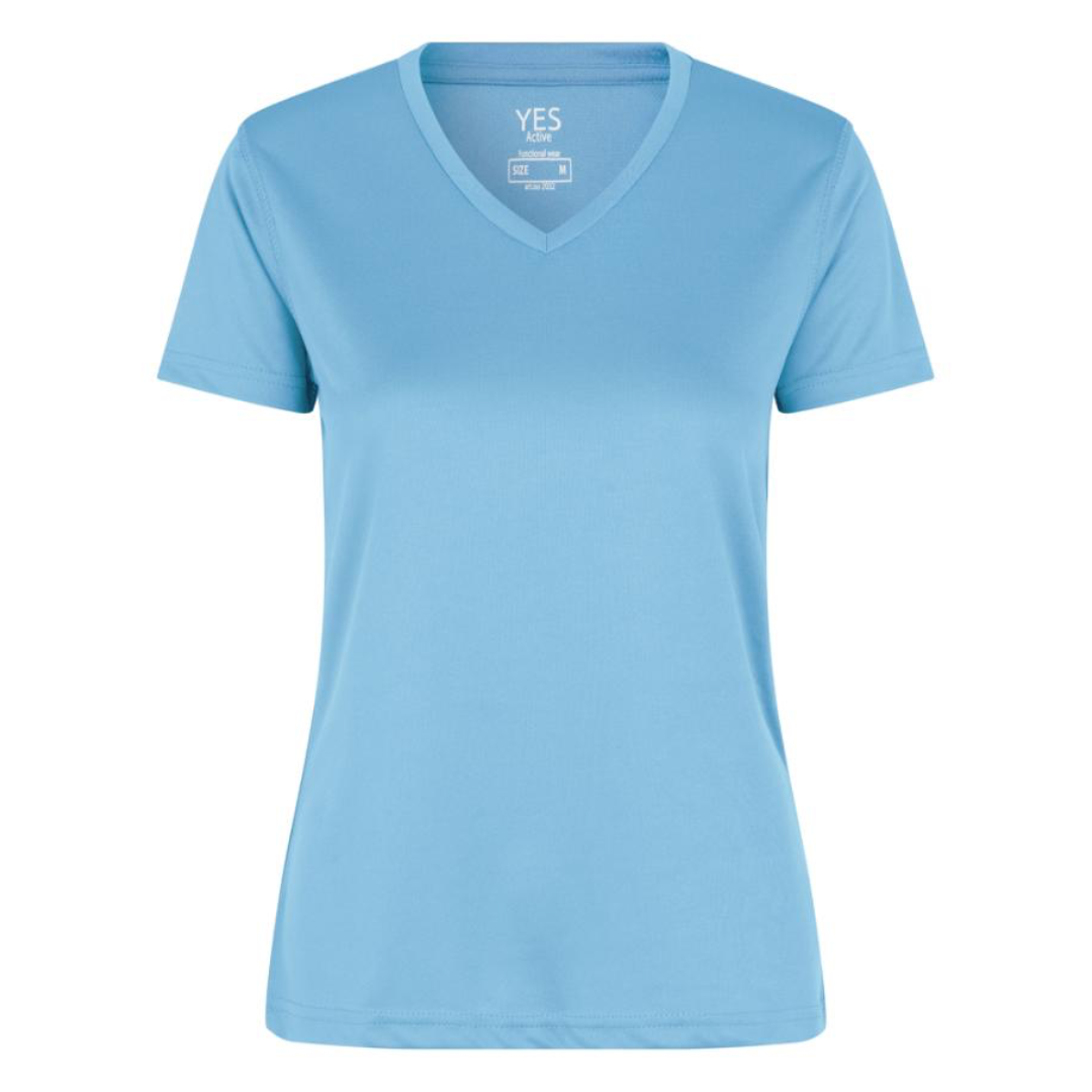 Active T-shirt V-hals, Dam