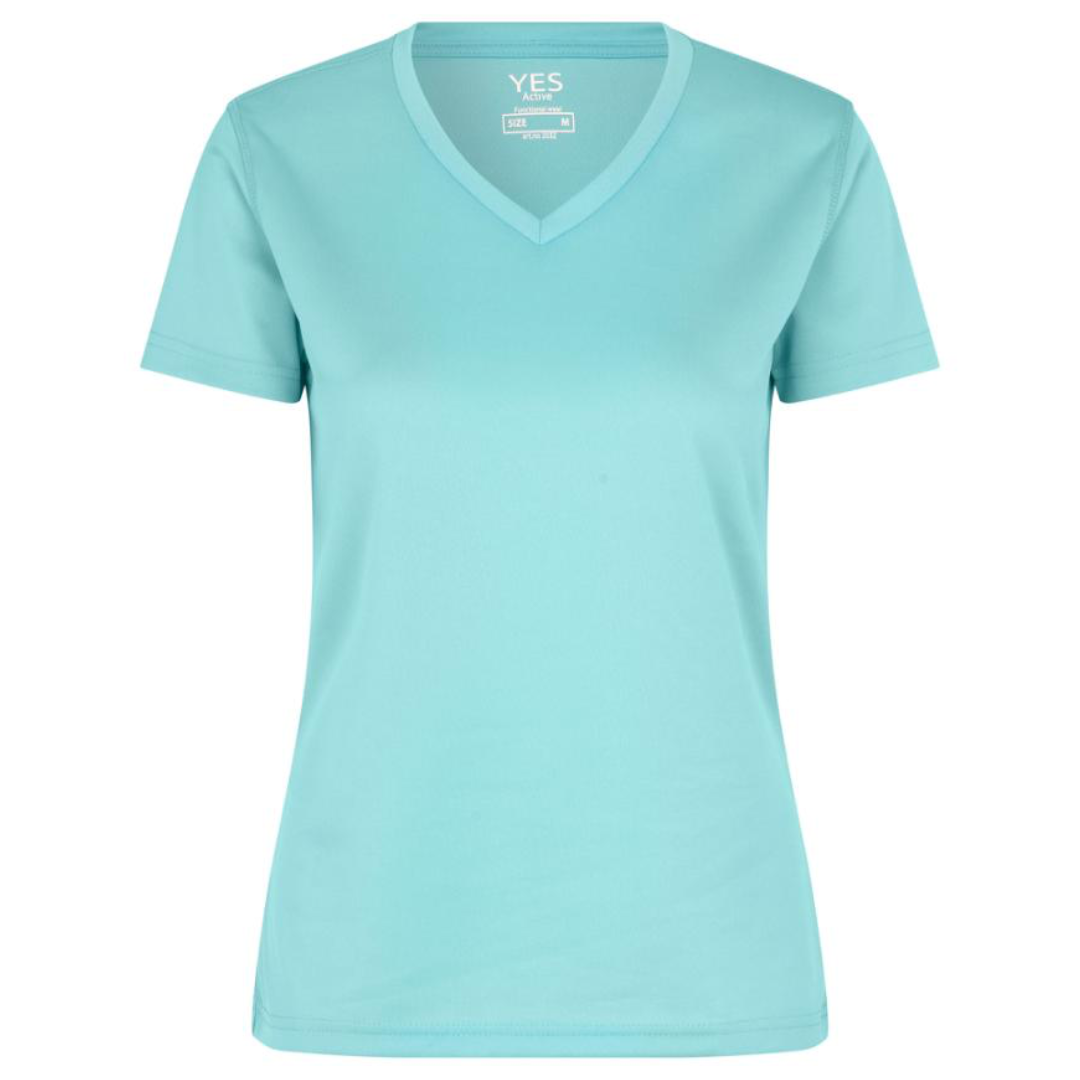 Active T-shirt V-hals, Dam