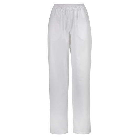 Vårdbyxa vit unisex