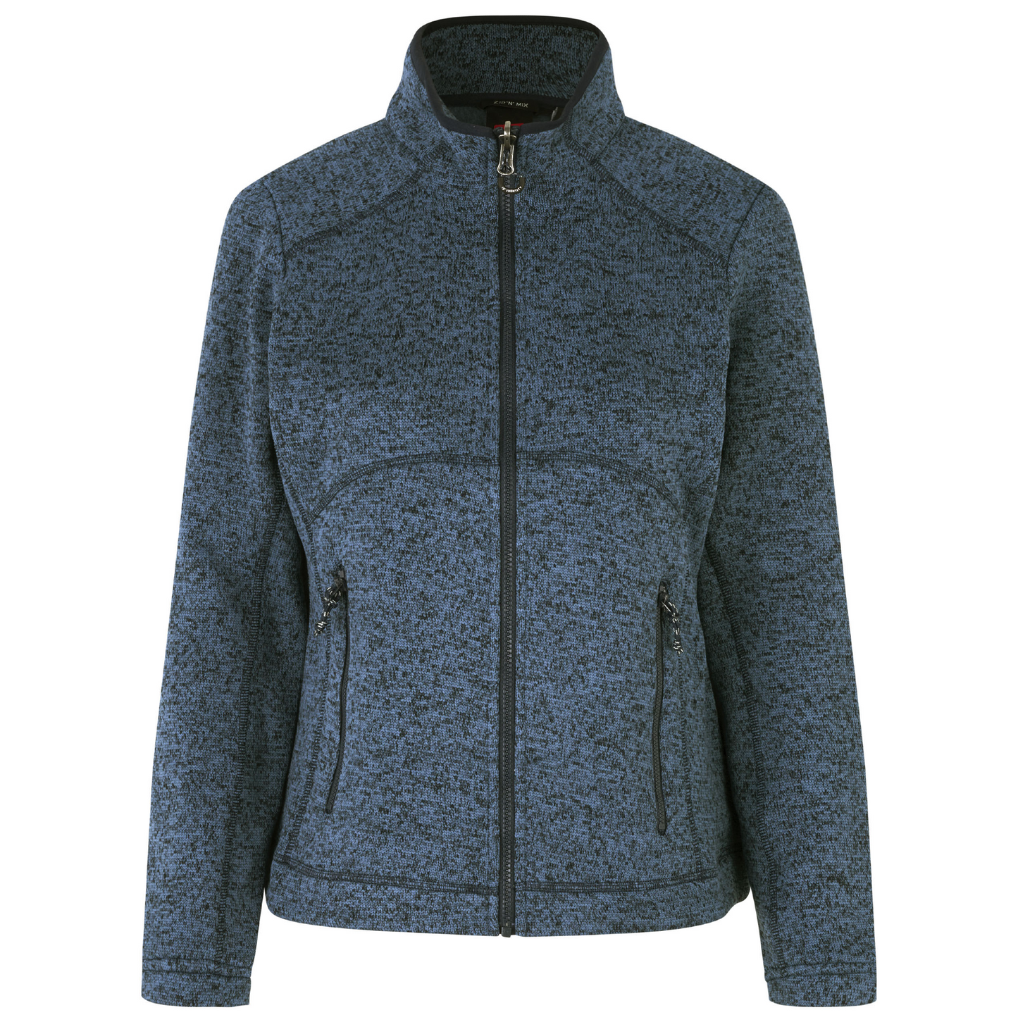 Melerad fleecejacka Zip-n-Mix, Dam