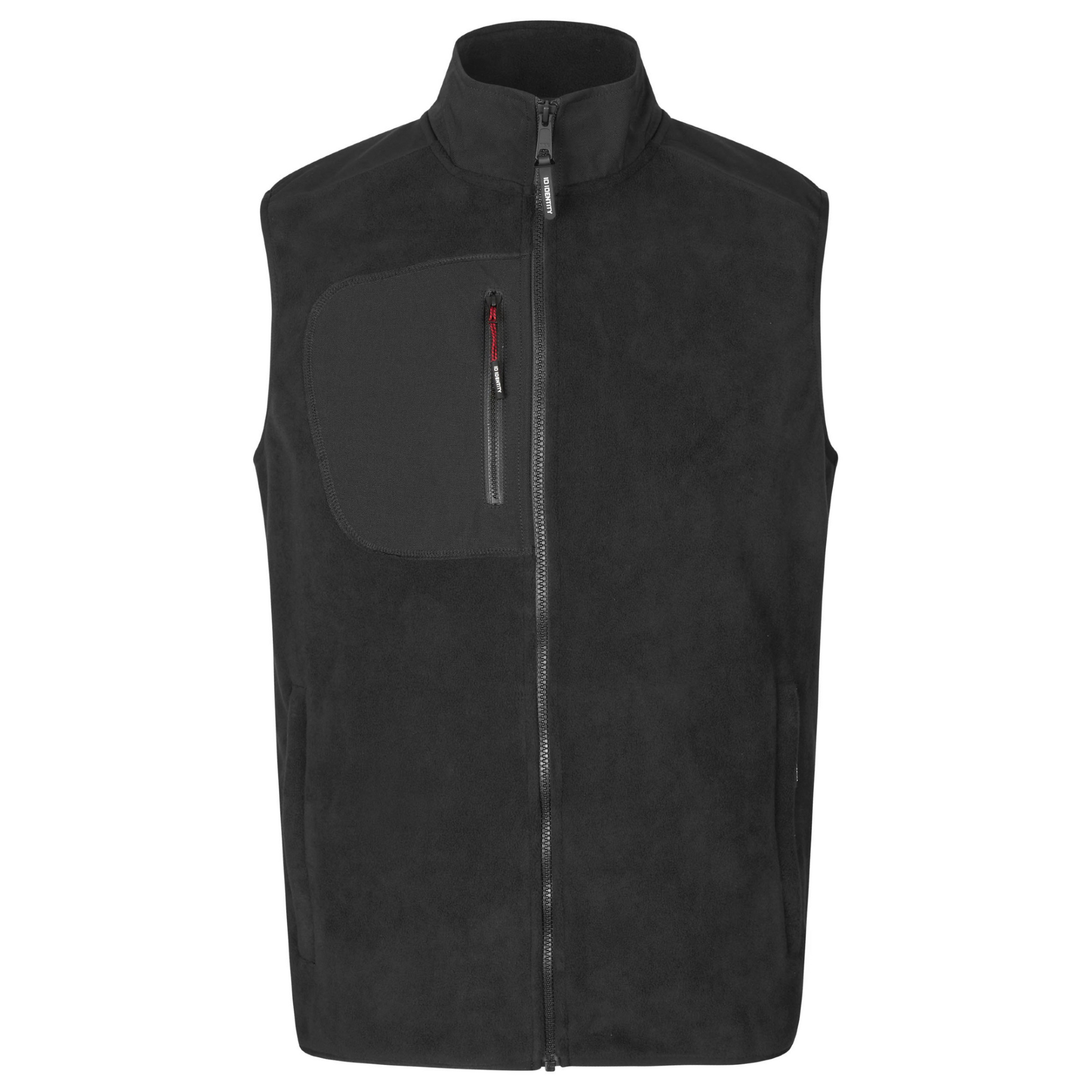 Värmeväst fleece svart