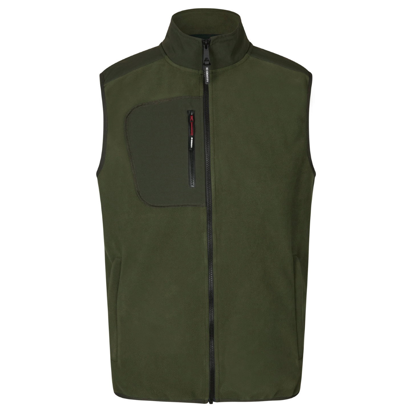 Värmeväst fleece oliv